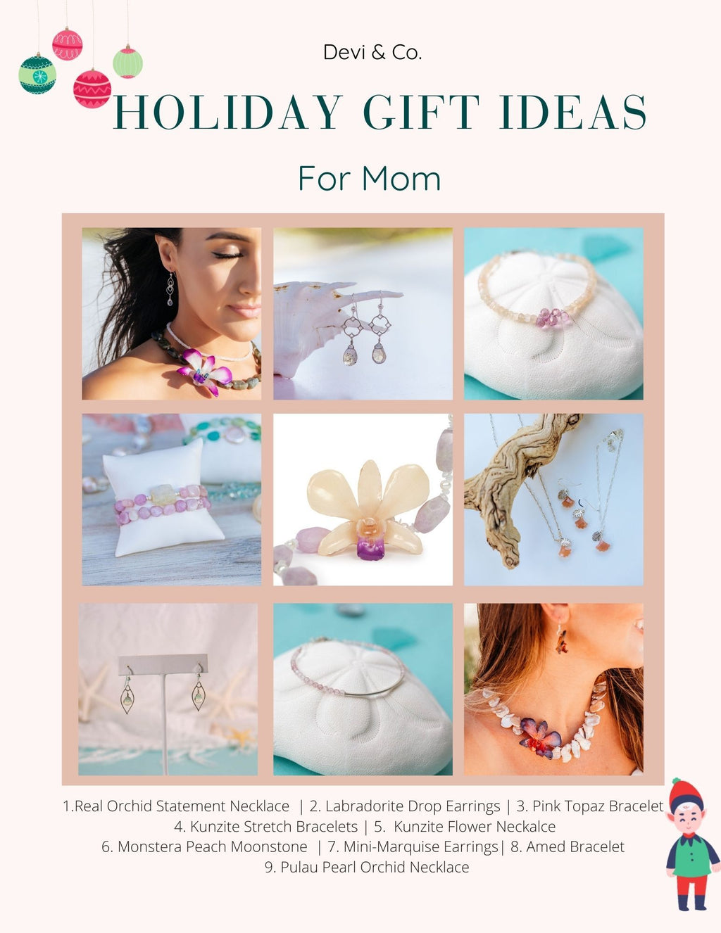 Holiday Gift Guide: Tropical Gifts for Mom - Devi & Co