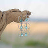 “Ayla" Apatite and Sterling Earrings