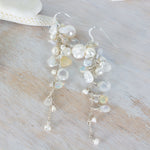 "Devi" Pearl and Gemstone Earrings - Devi & Co