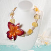 Kecak Real Orchid Statement Necklace - Devi & Co