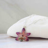 Nurul Real Orchid Necklace - Purple - Devi & Co