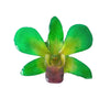 Real Orchid Hair Clip - Green - Devi & Co